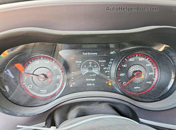 2C3CDXBG1MH682798 2021 DODGE CHARGER Gray Widok zestawu wskaźników