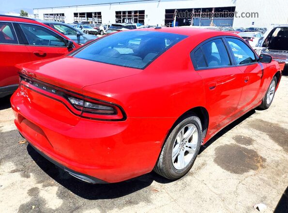 2C3CDXBG1NH196655 2022 DODGE CHARGER Red Հետևի աջ