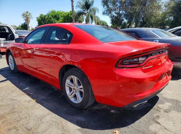 2C3CDXBG1NH196655 2022 DODGE CHARGER Red Հետևի ձախ
