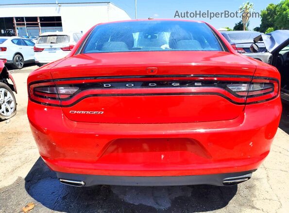 2C3CDXBG1NH196655 2022 DODGE CHARGER Red Հետևի տեսք