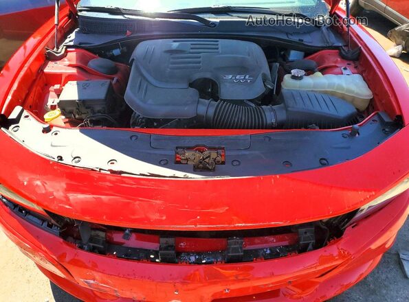 2C3CDXBG1NH196655 2022 DODGE CHARGER Red Սալոնի հետևի տեսք