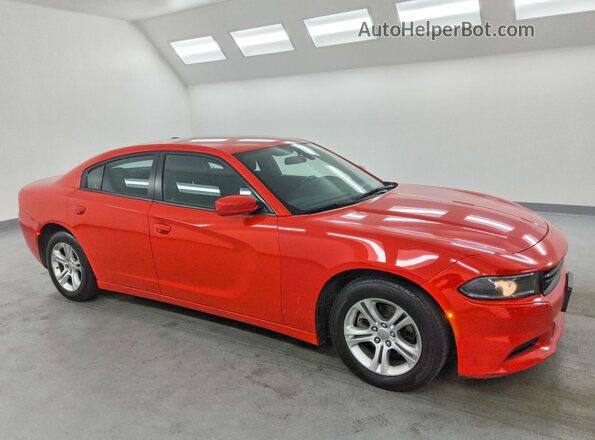 2C3CDXBG1NH212594 2022 DODGE CHARGER Красный Передняя правая четверть