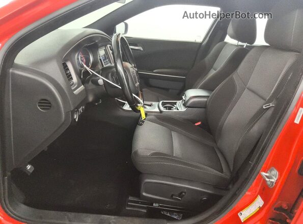 2C3CDXBG1NH212594 2022 DODGE CHARGER Красный Вид салона спереди