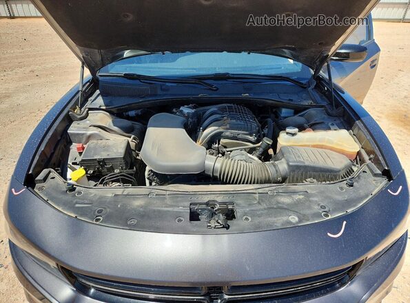 2C3CDXBG1PH663253 2023 DODGE CHARGER Gray Rear interior view