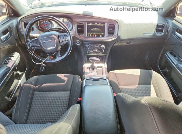 2C3CDXBG1PH663253 2023 DODGE CHARGER Gray Dashboard view
