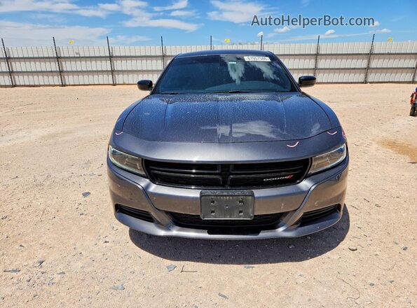 2C3CDXBG1PH663253 2023 DODGE CHARGER Gray Front view