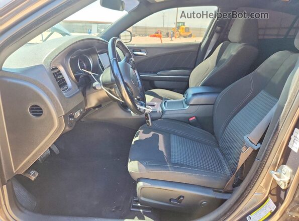 2C3CDXBG1PH663253 2023 DODGE CHARGER Gray Front interior view