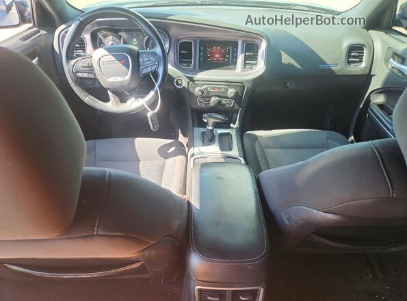 2C3CDXBG2GH347912 2016 DODGE CHARGER Black Dashboard view