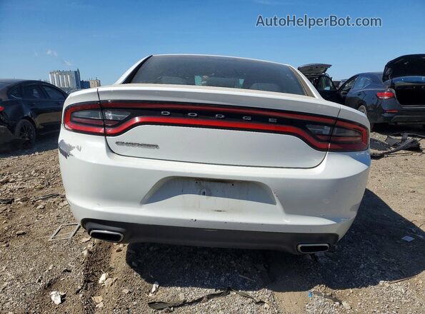 2C3CDXBG2HH504226 2017 DODGE CHARGER White უკანა ხედი