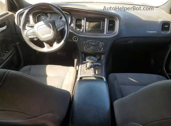 2C3CDXBG2HH504226 2017 DODGE CHARGER White წინა პანელის ხედი