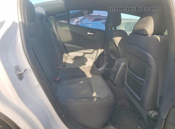 2C3CDXBG2KH504976 2019 DODGE CHARGER White Вид задніх сидінь