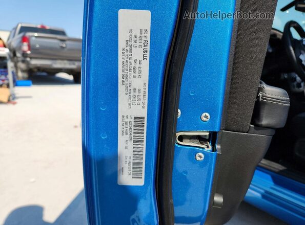 2C3CDXBG2KH546659 2019 DODGE CHARGER Blue VIN sticker view
