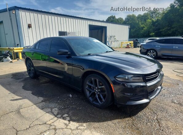 2C3CDXBG2KH732539 2019 DODGE CHARGER Black Delantero derecho