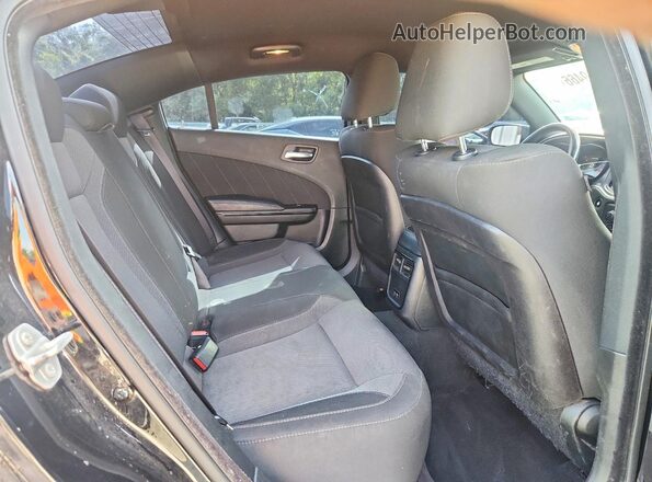 2C3CDXBG2KH732539 2019 DODGE CHARGER Black Vista de los asientos traseros