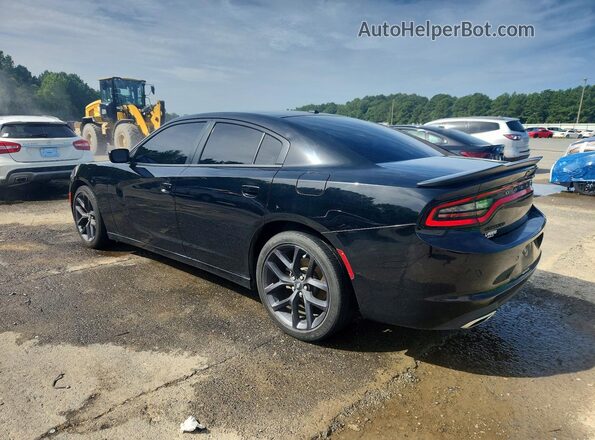 2C3CDXBG2KH732539 2019 DODGE CHARGER Black Trasero izquierdo