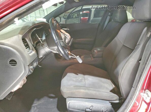 2C3CDXBG2LH101470 2020 DODGE CHARGER Maroon წინა სალონის ხედი