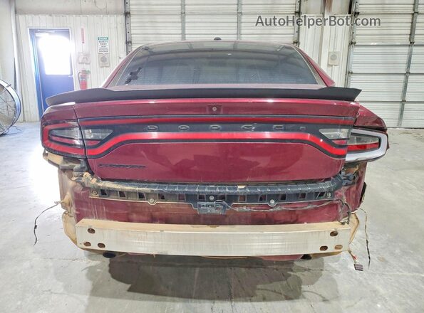2C3CDXBG2LH101470 2020 DODGE CHARGER Maroon უკანა ხედი