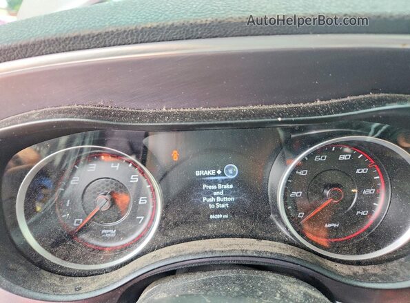 2C3CDXBG2LH163516 2020 DODGE CHARGER Maroon Widok zestawu wskaźników