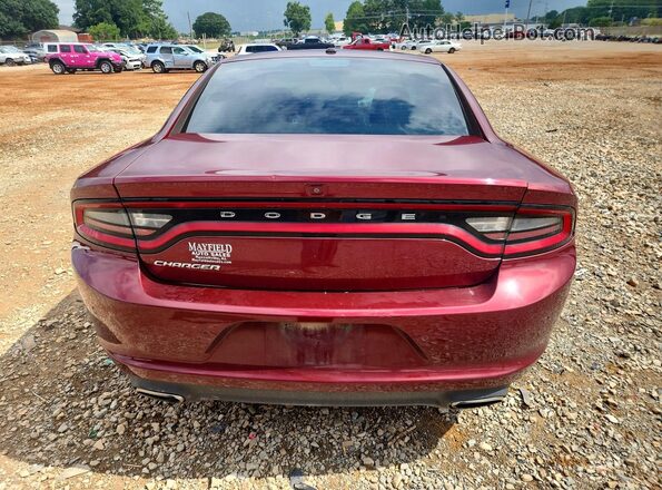 2C3CDXBG2LH163516 2020 DODGE CHARGER Maroon Widok z tyłu
