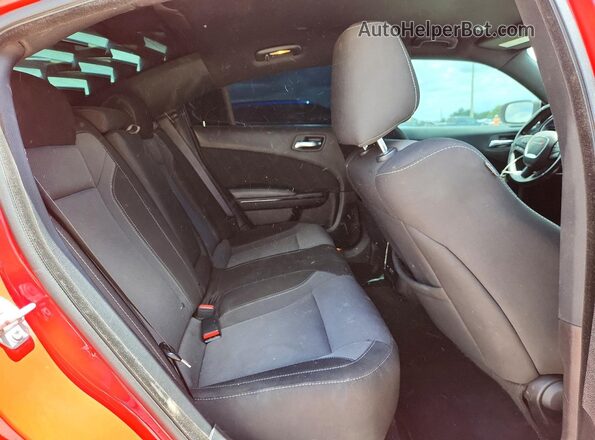 2C3CDXBG2LH163581 2020 DODGE CHARGER Red Vista de los asientos traseros