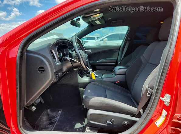 2C3CDXBG2LH163581 2020 DODGE CHARGER Red Vista interior delantera