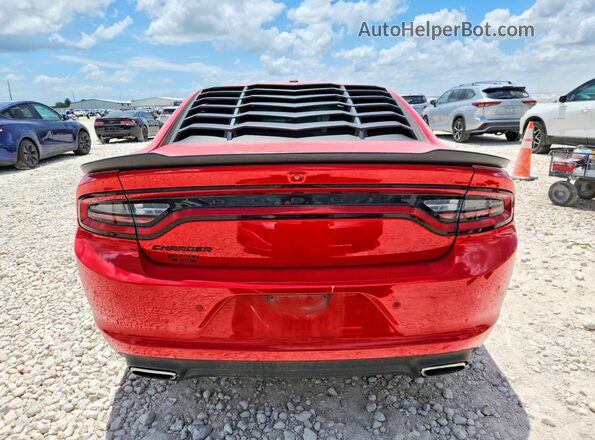 2C3CDXBG2LH163581 2020 DODGE CHARGER Red Vista trasera