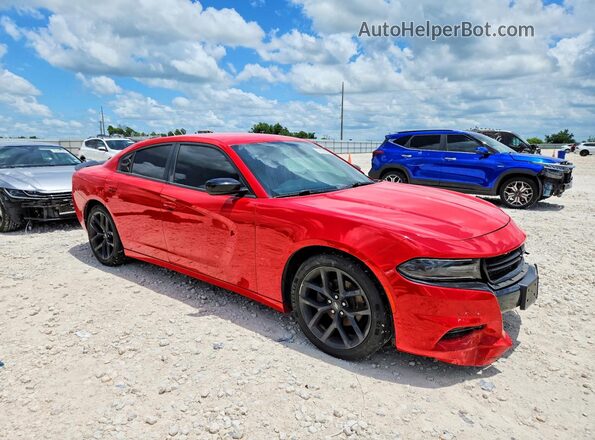 2C3CDXBG2LH163581 2020 DODGE CHARGER Red Delantero derecho
