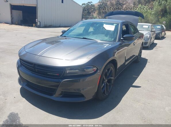 2C3CDXBG2LH163659 2020 DODGE CHARGER Gray წინა მარცხენა ხედი სამი მეოთხედიდან