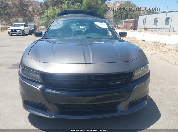 2C3CDXBG2LH163659 2020 DODGE CHARGER Gray უკანა სალონის ხედი