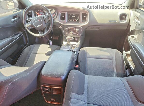 2C3CDXBG2LH186469 2020 DODGE CHARGER White Widok deski rozdzielczej