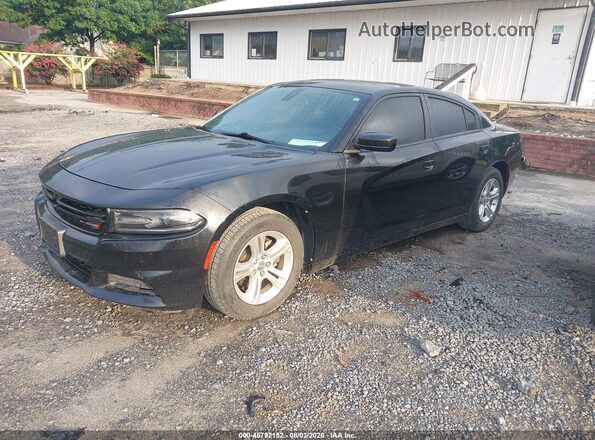 2C3CDXBG2LH188416 2020 DODGE CHARGER Black Передня ліва чверть