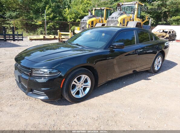 2C3CDXBG2LH190019 2020 DODGE CHARGER Черный Передняя левая четверть