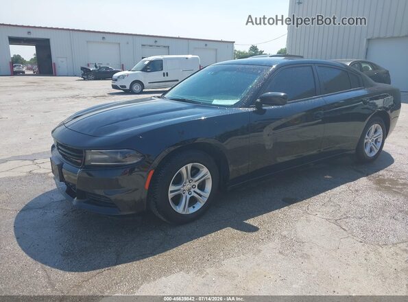 2C3CDXBG2LH190148 2020 DODGE CHARGER Black წინა მარცხენა ხედი სამი მეოთხედიდან