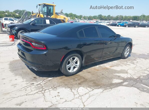 2C3CDXBG2LH190148 2020 DODGE CHARGER Black უკანა მარჯვენა