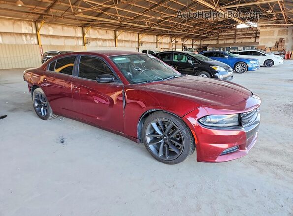 2C3CDXBG2LH190411 2020 DODGE CHARGER Burgundy Delantero derecho