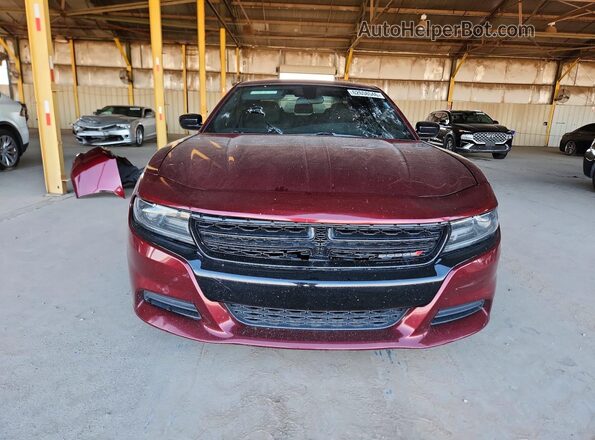 2C3CDXBG2LH190411 2020 DODGE CHARGER Burgundy Vista frontal