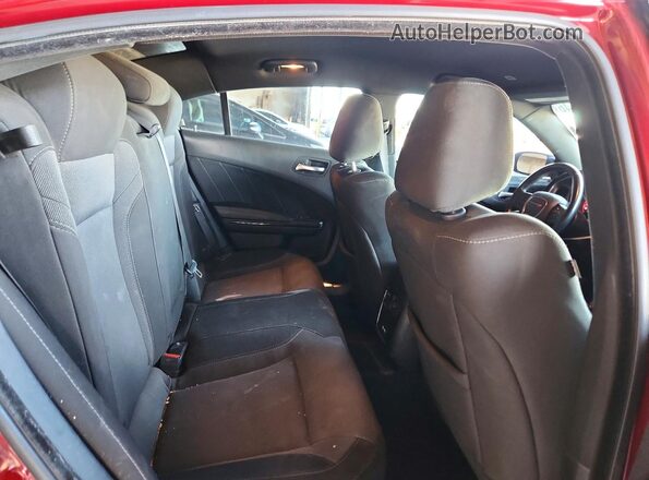 2C3CDXBG2LH190411 2020 DODGE CHARGER Burgundy Vista de los asientos traseros