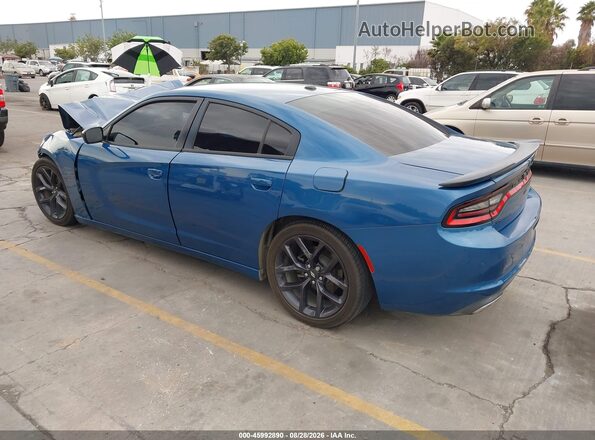 2C3CDXBG2LH192787 2020 DODGE CHARGER Blue Rear left