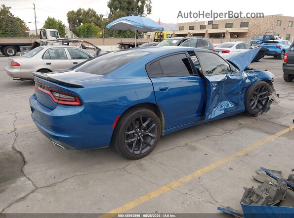 2C3CDXBG2LH192787 2020 DODGE CHARGER Blue Rear right