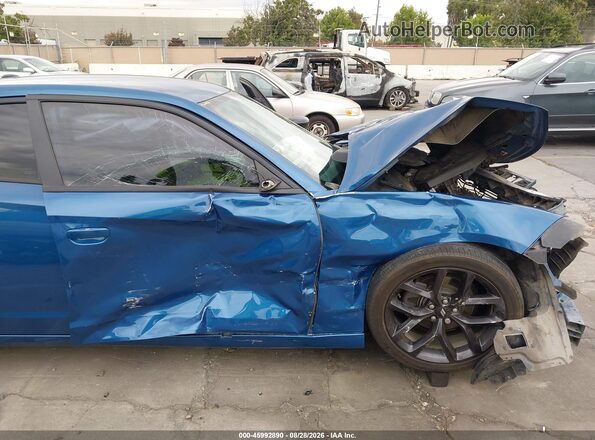2C3CDXBG2LH192787 2020 DODGE CHARGER Blue 