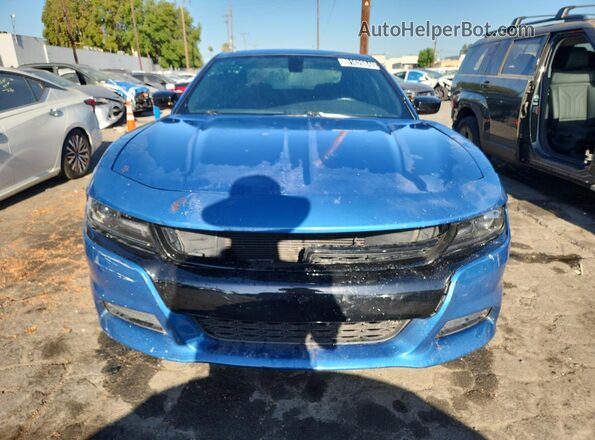 2C3CDXBG2LH249618 2020 DODGE CHARGER Blue Սալոնի 360 աստիճան տեսք