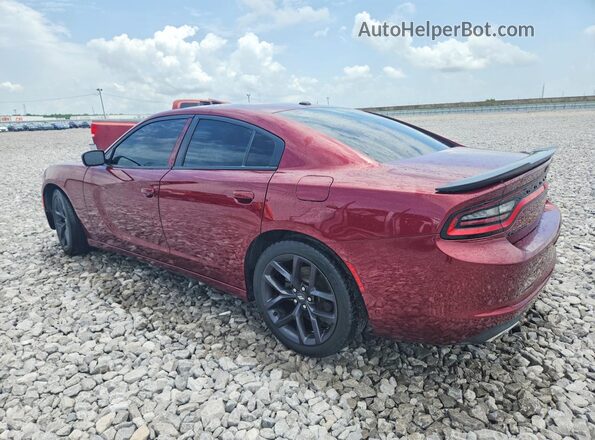 2C3CDXBG2MH533624 2021 DODGE CHARGER Burgundy Trasero izquierdo