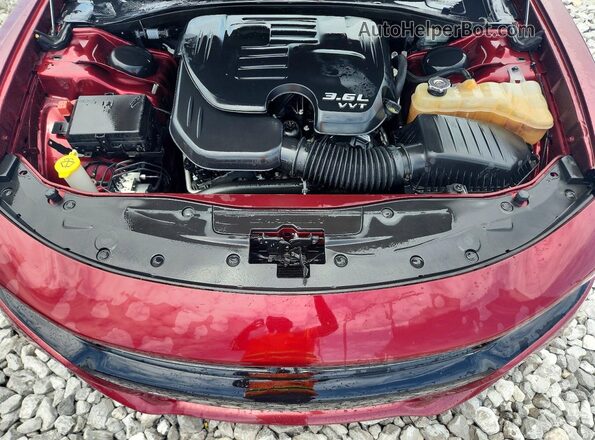 2C3CDXBG2MH533624 2021 DODGE CHARGER Burgundy Vista interior trasera