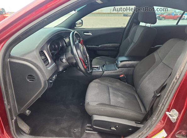 2C3CDXBG2MH533624 2021 DODGE CHARGER Burgundy Vista interior delantera