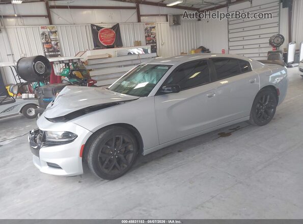 2C3CDXBG2MH533719 2021 DODGE CHARGER Silver Przód lewy