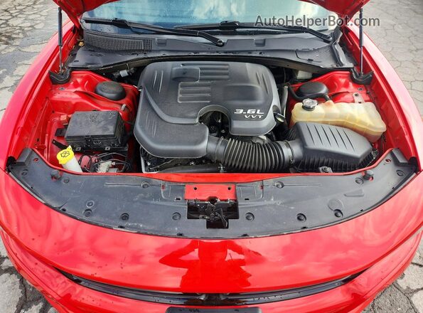 2C3CDXBG2MH646750 2021 DODGE CHARGER Red Սալոնի հետևի տեսք