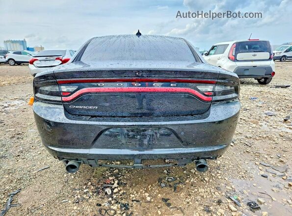 2C3CDXBG2NH120166 2022 DODGE CHARGER Black Вид ззаду