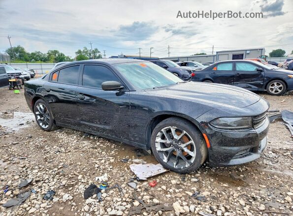 2C3CDXBG2NH120166 2022 DODGE CHARGER Black Передня права чверть