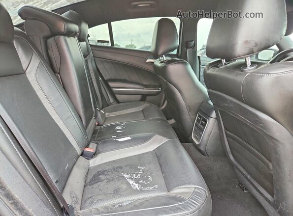 2C3CDXBG2NH120166 2022 DODGE CHARGER Black Вид задніх сидінь