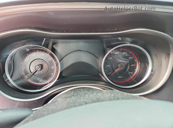 2C3CDXBG2NH120166 2022 DODGE CHARGER Black Вид щитка приладів